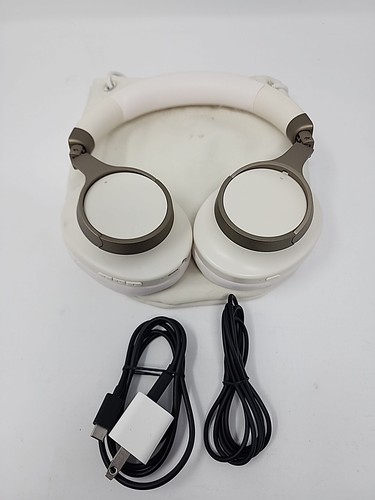 Heyday Active Noise Cancelling Bluetooth Wireless Over-Ear Headphones - White