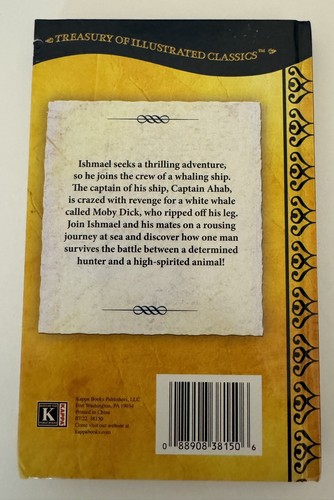Moby Dick - Kappa Treasury of Illustrated Classics Hardcover Book - Picture 2 of 2