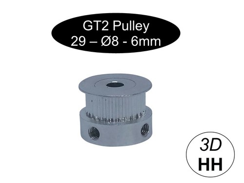 6mm GT2 Zahnrad Pulley Ritzel Scheibe ver. Zähne und ver. Ø GT-2 SOFORTVERSAND - Photo 38/89