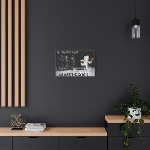 Banksy Mild Mild West Bear Molotov Canvas Wall Art Street Art Print - Picture 9 of 17