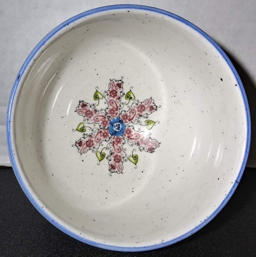 Anthropologie Biscuit Handpainted Ceramic Small Stoneware Bowl - Picture 7 of 10