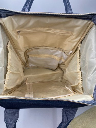 Land Mommy  & Baby Backpack Bag Chic Mom Charcoal  Gray - Picture 9 of 9