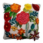 MacKenzie-Childs Floral Square Home Décor Pillows