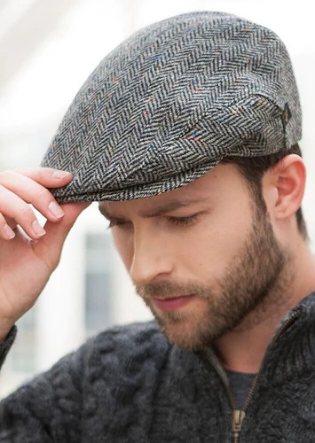Mucros Weavers Irish Flatcap Herren Trinity 100% Wolle Tweed Mütze Made in Ireland - Bild 4 von 5