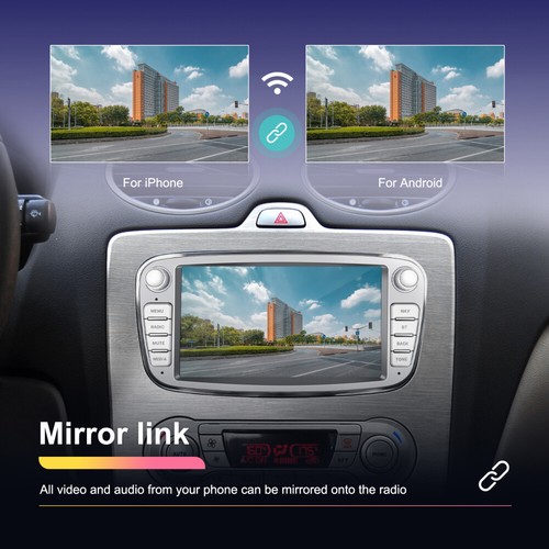 32GB Android 13 Car Stereo Radio BT GPS For Ford Focus/Mondeo MK4/C/S-Max Galaxy - Picture 9 of 18