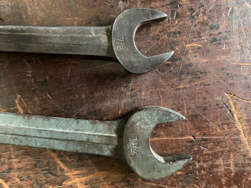 Vintage Bluepoint Supreme AF Open End Spanners 3/4-7/8 - 11/16-15/16 Made in USA - Picture 6 of 7