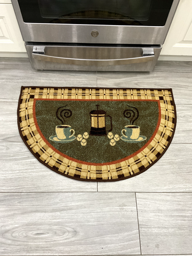 Kitchen Area Rug floor mat 22‘’x 36‘’Non-Skid Latex Backing D-Shape. - Picture 30 of 35