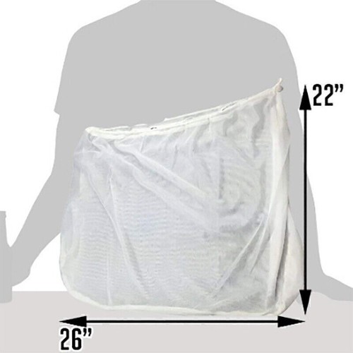 Big Large Reusable Fine Mesh Brew Bag for Fruit Wine Press Drawstring Straining - Picture 3 of 5
