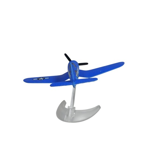 Vought F4U-4 Corsair WWII Fighter Plane Blue Diecast Replica with Stand by Corgi - Picture 4 of 11
