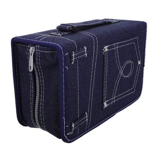 -Hülle, Brieftasche, 128 Kapazitäten, DVD-Aufbewahrungshalter, schützende - Bild 10 von 12