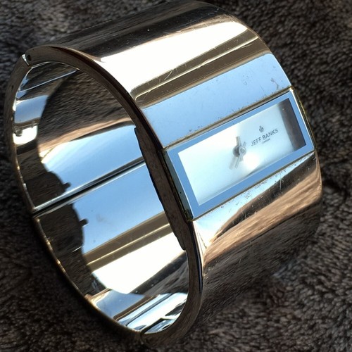 c2000 Ladies Jeff Banks F202.13JB Wide Bangle 34mm Quartz Wrist Watch. Smart - Picture 6 of 8