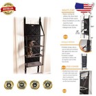 Elevated 4-Level Cat Perch: Space-Saving Door-Mounted Hammock for Indoor Cats