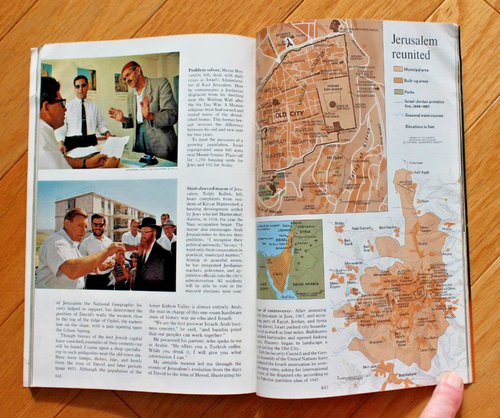 National Geographic diciembre 1968; sudeste asiático; Mekong; Williamsburg; Jerusalén - Imagen 16 de 20