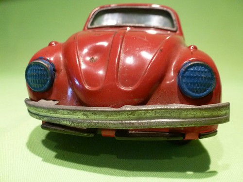 MADE IN JAPAN TOY TOWN - VW VOLKSWAGEN - KAFER BEETLE - RED - FAIR CONDITION - Imagen 3 de 12