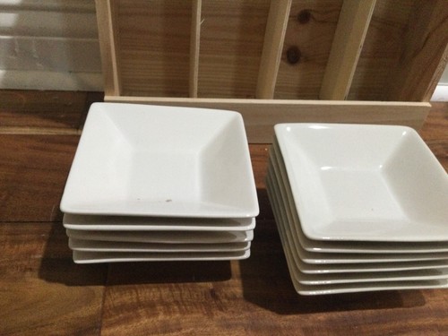 10 Strawberry Street Nova White Fruit/Dessert/Sauce Bowl 6pcs Set. NEW - Picture 6 of 9