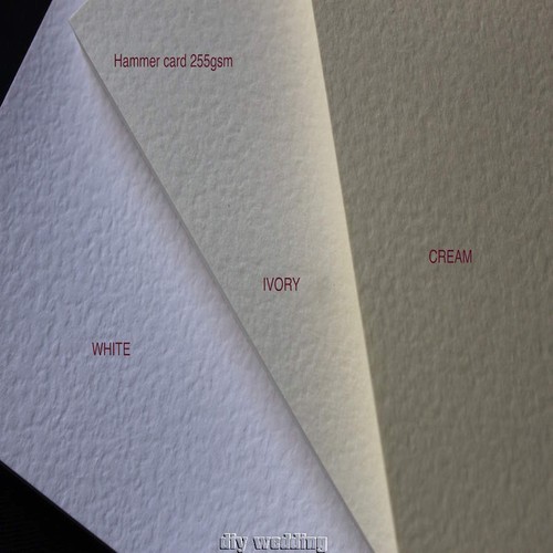 50 Table/Place cards white, black, cream, ivory, Navy, Yellow, Pink, Blue, grey - Picture 4 of 32