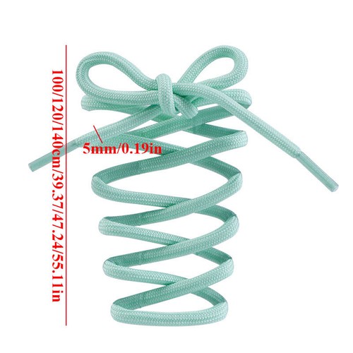 1Pair OVAL Athletic Sports Round Sneaker SHOELACES Shoe lLace String 100-140 # - Picture 2 of 26