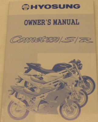 Hyosung - Comet - 650 - S - R - Owner´s Manual - only English - Original