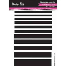 MAKER FORTE ACRYLIC STAMPS - RETRO BUILDER BASE