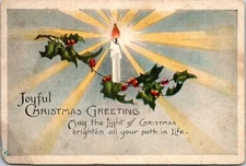 Vintage PPC - "Joy Christmas Greeting" - F22307