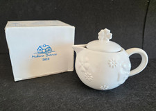Teiera Mulino Bianco in Ceramica Bianca Collezione 2010 con Scatola Originale