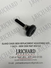 ISLAND OASIS SB3X REPLACEMENT ADJUSTABLE LEG. 1 EACH. NEW OEM PART #50167