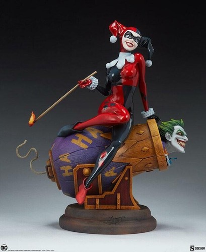 DC COMICS - Harley Quinn and The Joker Polystone Diorama Statue Sideshow - Imagen 14 de 21