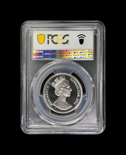 GIBRALTAR. 1994, 14 ECU, Silver - PCGS PR69 - Top Pop 🥇 Knight w/o Pounds - Picture 5 of 7