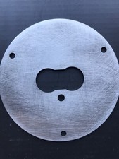 Stainless Steel Plate Round Circle Disc 4'' Diameter x 16 gauge (1/16" thick)