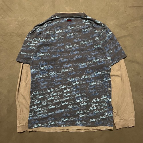 Vintage Fubu Culture Built In Long Sleeve T Shirt Men Small Y2K Skull Grunge AOP - Picture 2 of 9