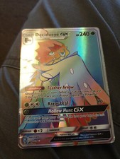 Pokemon Karte- Decidueye GX 146/145, Hollow Hunt GX, Rainbow Secret Rare
