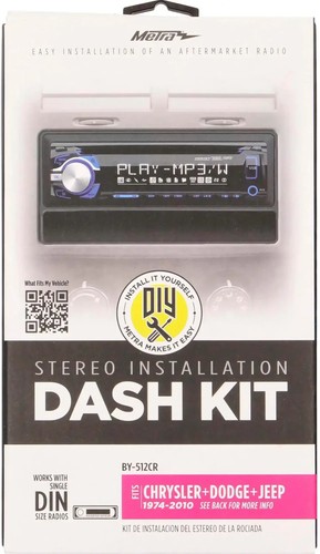 Metra Dash Kit for Select 1974-2010 Chrysler Vehicles BY-512CR - Picture 1 of 3