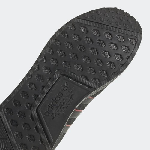Mens Adidas NMD R1 V2 Trainers ID4319 Black/White/Red Size UK 6.5_12.5 EU 40_48 - Picture 8 of 8