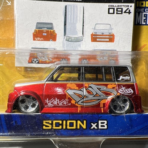 JADA TOYS DUB CITY2004 #094 SCION xB RED PAINT 1:64 NISP (DAMAGED CARD) - Picture 5 of 9