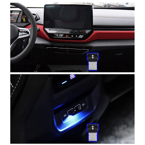 Mini USB Car Light Colorful Car Ambient Light Mini Smart RGB LED Night Lamp - Picture 7 of 12
