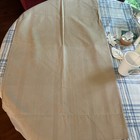One Tan Cotton But Silly Pillowcase With Hidden Stripes 