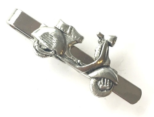Vespa Scooter Personalizado Hecho de Inglés Peltre Tie Slide (N418) - Imagen 3 de 3