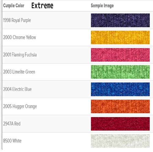 ACC 1988-1996 Ford Bronco Custom Bronco Logo 4pc Cutpile Floor Mats - Picture 25 of 25