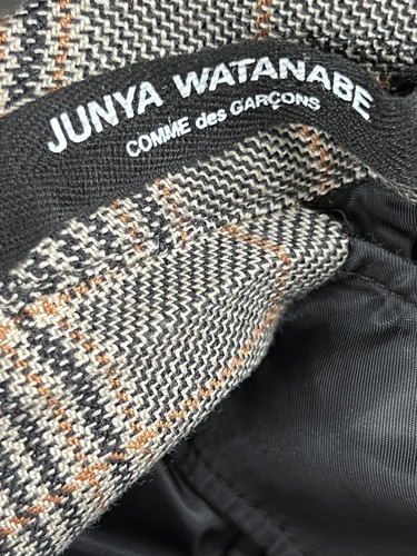 Vtg COMME DES GARCONS JUNYA WATANABE AW2020 GRAY BLACK HARNESS JACKET XS - Picture 2 of 10