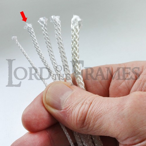 Low Stretch Polyester Bilderrahmen zum Aufhängen weiß geflochtene Kordel Schnur 22-84kg - Bild 22 von 66