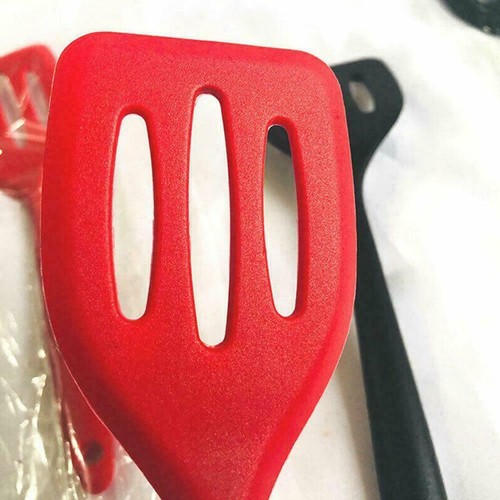 HOT Silicone Fish Slice Egg Turners Slotted Nonstick Kitchen Spatula M3E5 - Bild 2 von 13