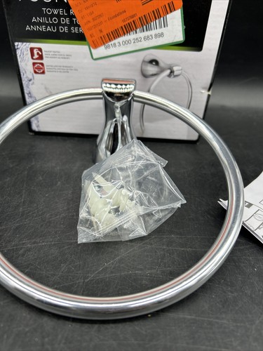 Delta FND46-PC Foundations Towel Ring, Chrome Finish - Picture 3 of 3