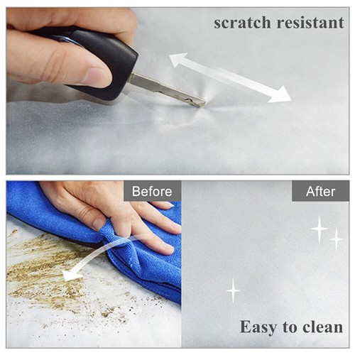 Full Car Cover for Outdoor Sun Dust Scratch Rain Snow Waterproof Breathable - Picture 7 of 13