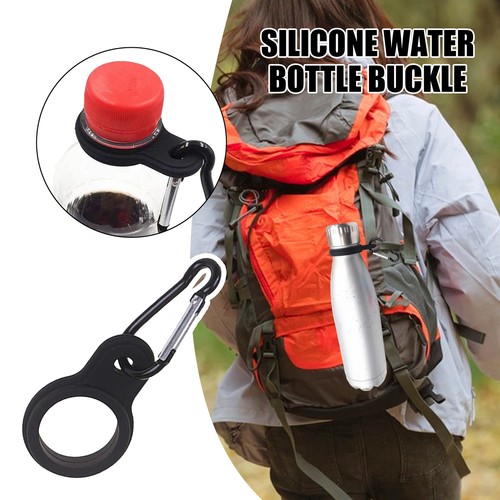 Water Bottle Buckle Carrying Clip Portable Silicone Outdoor Aluminum Carabiner