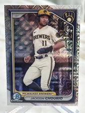 2024 Bowman #BCP-140 Jackson Chourio Chrome Prospects Mojo Refractors