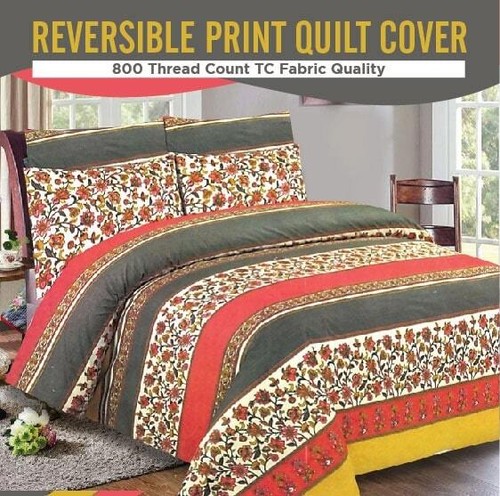 1000TC Cotton Soft Printed Quilt Cover Set 2xPillowcases (Double/Queen/King) - Picture 24 of 40