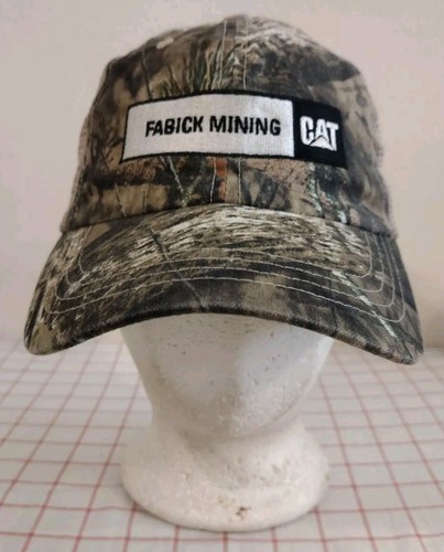 Fabick Mining CAT Employee Trucker Camo Cap Mütze grün verstellbar bestickt  - Bild 1 von 6