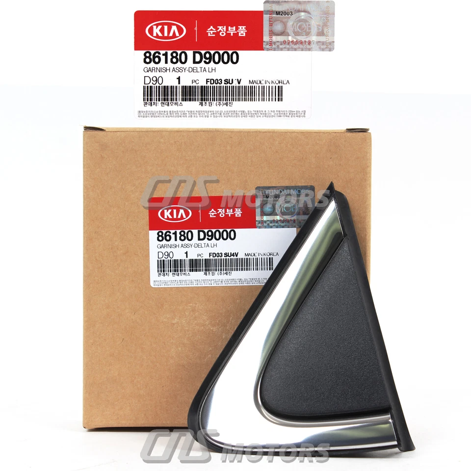 ⭐GENUINE⭐ Fender Corner Mirror Molding LEFT for 2017-22 Kia Sportage 86180D9000 Foto 2 de 4