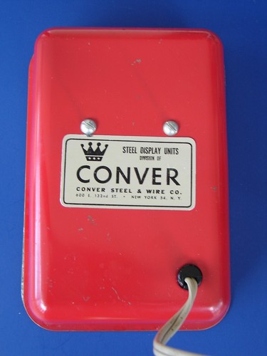 1950's Electric Motor Steel Display Unit Motor Store Display Motor CONVER STEEL - Picture 8 of 11