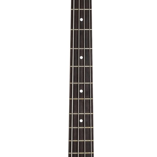 Gjazz Four String Single Single Pickup Jazz Bass Blue White Guard S201 - Picture 3 of 12